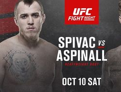 фото - UFC объявил о поединке Сергея Спивака с Томом Аспинэллом