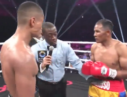 фото - 41-летний нокаутёр Барросо уступил досрочно, но сохранил титул? Есть видео