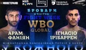 Прямая трансляция: Фаниян – Ирибаррен, Постол – Сандовал. Смотреть онлайн 