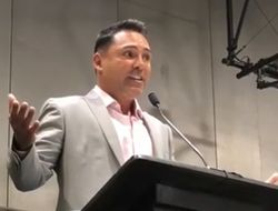 фото - Оскар Де Ла Хойя подумывает о том, чтобы законно убрать Трампа из Белого дома