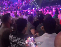 фото - Гарсия и Плэнт устроили потасовку во время шоу Дэвис-Мартин. Всё из-за красавицы-жены?