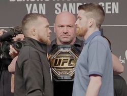 фото - Битвы взглядов перед UFC 267: Ян–Сэндхаген, Махачев–Хукер, Чимаев–Ли и другие — видео