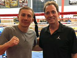 фото - Усик избивает тяжёлый мешок, Леффлер в гостях у Головкина, Хабиб в Париже — соцсети 