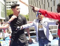 фото - Гарсия едва не подрался с Тагоэ на открытой тренировке: видео и комментарии