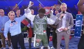 Диалло побил Фогеля в бою за два титула, Агрбе подарили временный пояс
