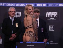 фото - Взвешивание в Лидсе: секс-бомба Эбани и какие-то боксёры — фото, видео