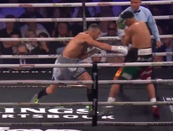 фото - Бенавидес побил Гвоздика и взял временный титул WBC: видео