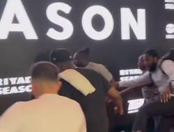 фото - Дичь дня: анонс крутого хэвивейт-махача завершился дракой, фаворита вырубили — видео