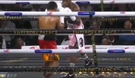 Чемпион IBO падал, вырвал победу в отборе IBF: видео