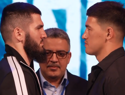 фото - Первая битва взглядов Бетербиева и Бивола: видео