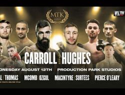 фото - Джоно Кэрролл - Макси Хьюз. Анонс, файткард и трансляция