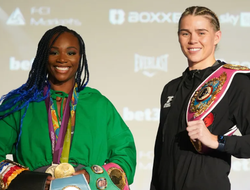 фото - Майер пнула Баумгарднер, Шилдс и Маршалл сдержались: взвешивание в Лондоне