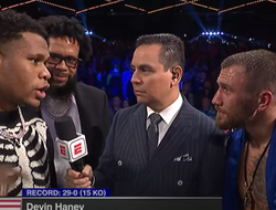 фото - «Это легковес? Это супертяж!» Ломаченко и Хэйни пообщались в ринге — видео