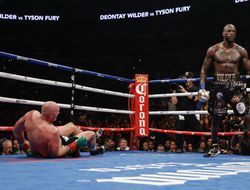 фото - Дионтэй Уайлдер ронял Тайсона Фьюри, но победить не сумел