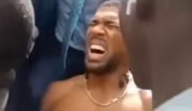 Энтони Джошуа чудом не погиб в Нигерии: фото и видео с места трагедии