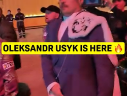 фото - Усик и Фьюри торжественно прибыли на реванш: видео
