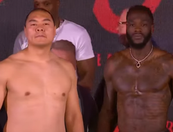 фото - Чжан НАМНОГО тяжелее Уайлдера, Хргович перевесил Дюбуа. Результаты и видео взвешивания