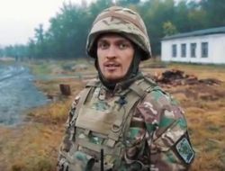 фото - Александр Усик в Марьинке навестил пограничников, дал мастер-класс: видео