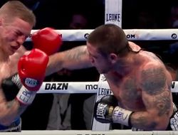 фото - Лехаррага сохранил евротитул, уничтожив Флэтли: видео брутального нокаута