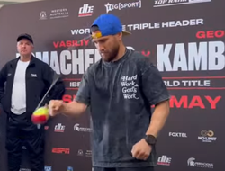 фото - Открытая тренировка Ломаченко и Камбососа перед боем: видео