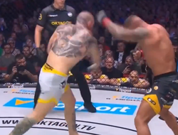 фото - Экс-бойца UFC жёстко вырубили на турнире Oktagon 51: видео