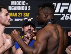 фото - Нганну тяжелее Миочича на 13 кг перед реваншем: взвешивание UFC 260