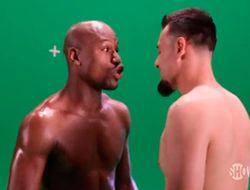 фото - Флойд Мэйуэзер и Роберт Герреро за 7 дней до боя: вес в норме