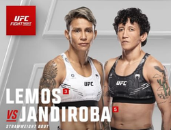 фото - Полный кард UFC on ESPN 60: Лемос–Жандироба. Состав участников шоу 21 июля