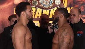 Итаума и Франклин взвесились перед боем