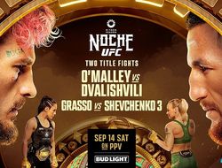фото - Полный кард Noche UFC 306: О'Мэлли–Двалишвили. Состав участников шоу 15 сентября