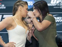 фото - Видео взвешивания UFC 184: Ронда Раузи – Кэт Цингано