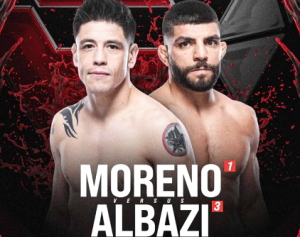 Полный кард UFC Fight Night 246: Морено – Альбази. Все участники шоу 3 ноября