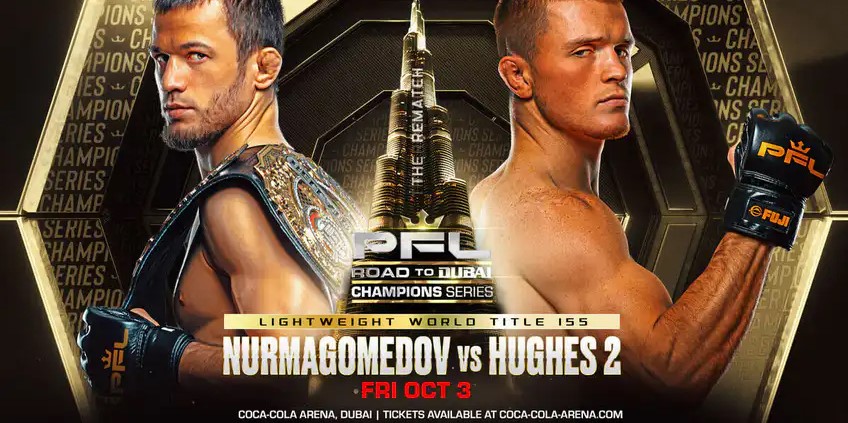 Прямая трансляция PFL Champions Series: Усман Нурмагомедов – Пол Хьюз 2. Смотреть онлайн