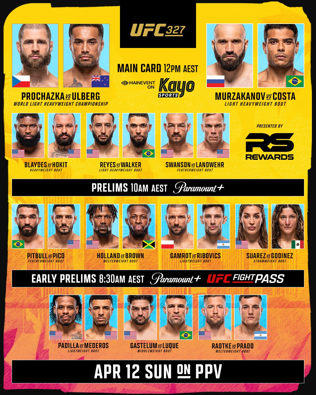 UFC: Иржи Прохазка – Карлос Ульберг. Результаты из Майами LIVE