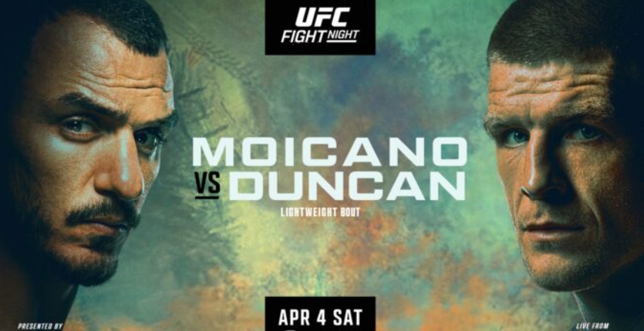 Полный кард UFC Fight Night 272: Ренато Карнейро – Крис Данкан. Все бои шоу 5 апреля