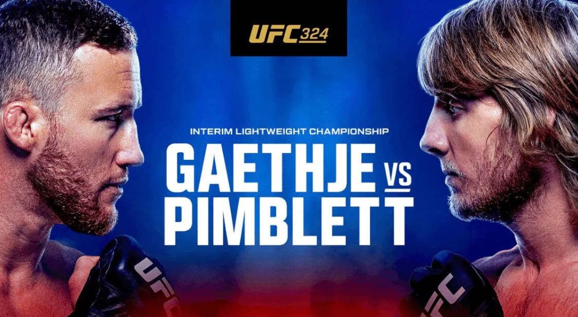 Прямая трансляция UFC 324: Джастин Гэтжи – Пэдди Пимблетт. Смотреть онлайн