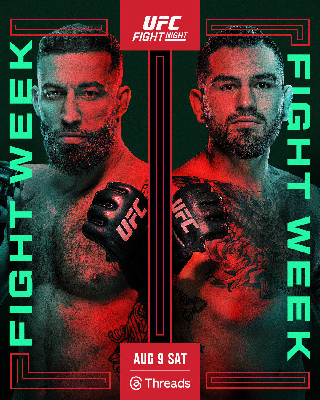 Полный кард UFC on ESPN 72: Роман Долидзе – Энтони Эрнандес. Все бои шоу 10 августа в Лас-Вегасе
