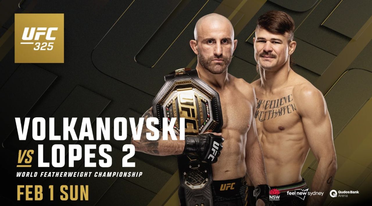 UFC: Александр Волкановски – Диего Лопес. Результаты из Сиднея LIVE