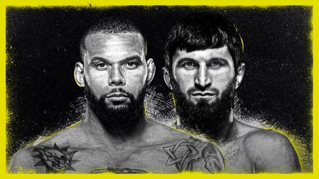 Анкалаев - Сантос смотреть онлайн UFC Vegas 50