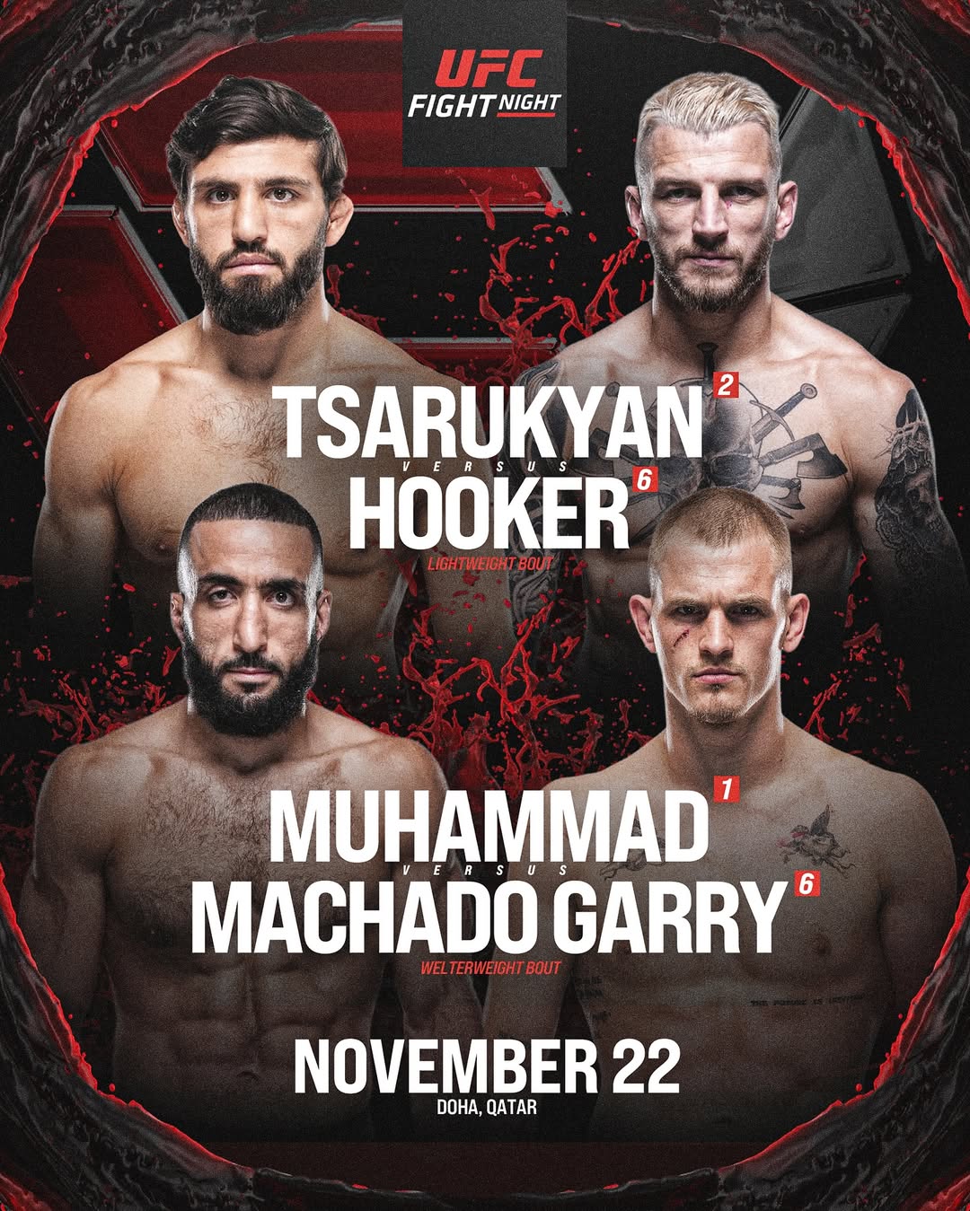 ММА. Главное в ноябре 2025: Маддалена-Махачев, Шевченко-Чжан, Царукян и Белал