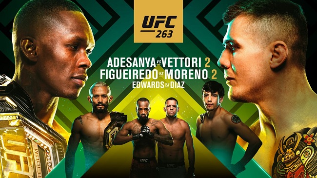 UFC 263 прямая трансляция смотреть онлайн