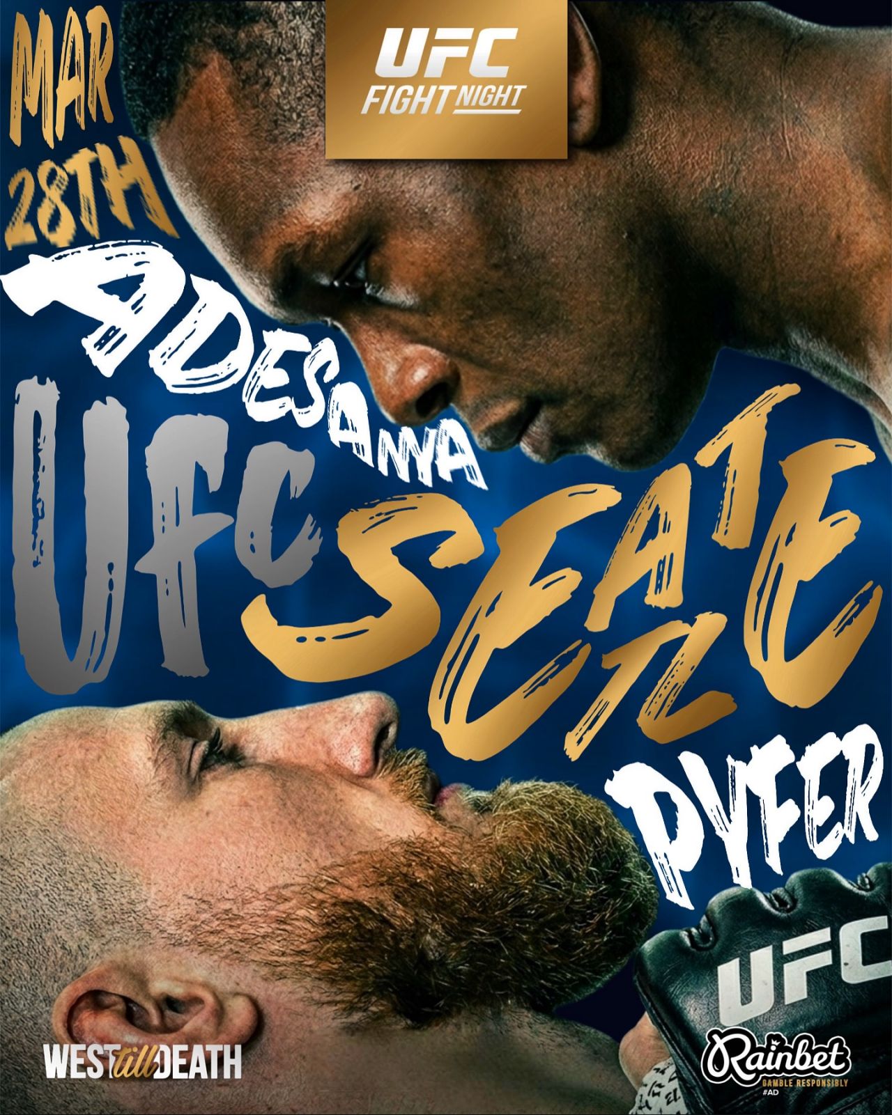 Весь кард UFC Fight Night 271: Исраэль Адесанья – Джо Пайфер. Все бои шоу 29 марта