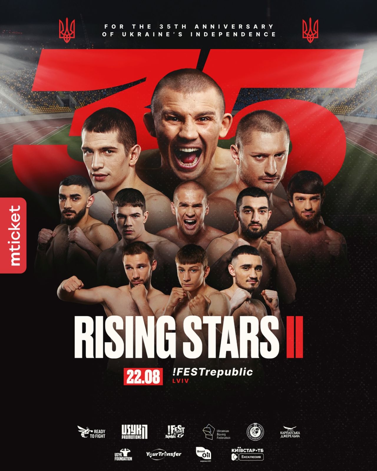 Risng Stars 2 от Usyk17: Хижняк - Паласио — дата, кард шоу, где и когда смотреть прямую трансляцию