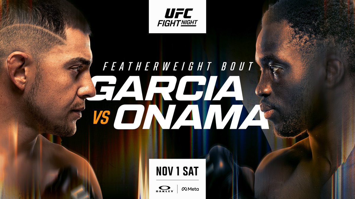 Полный кард UFC Fight Night 263: Стив Гарсия – Дэвид Онама. Все бои шоу 2 ноября Полный кард UFC Fight Night 263: Стив Гарсия – Дэвид Онама. Все бои шоу 2 ноября