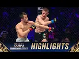 Нурмагомедов победил Хьюза. Видео лучших моментов PFL Road to Dubai