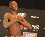Состоялось взвешивание UFC Fight Night 250 Адесанья-Имавов. Перевес у одного бойца