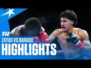Ксандер Зайас – Абасс Барау. Видео лучших моментов боя за объединение титулов