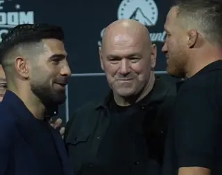 UFC White House: участники супершоу впервые сошлись в битве взглядов — видео
