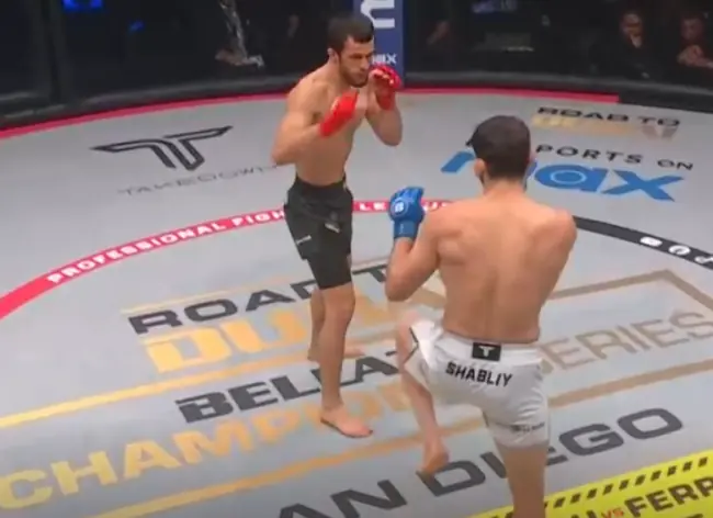 Нурмагомедов побил Шаблия в главном поединке Bellator San Diego