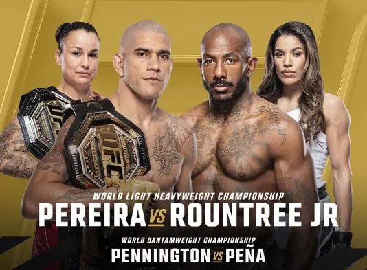 Прямая трансляция UFC 307: Алекс Перейра – Халил Раунтри. Смотреть онлайн